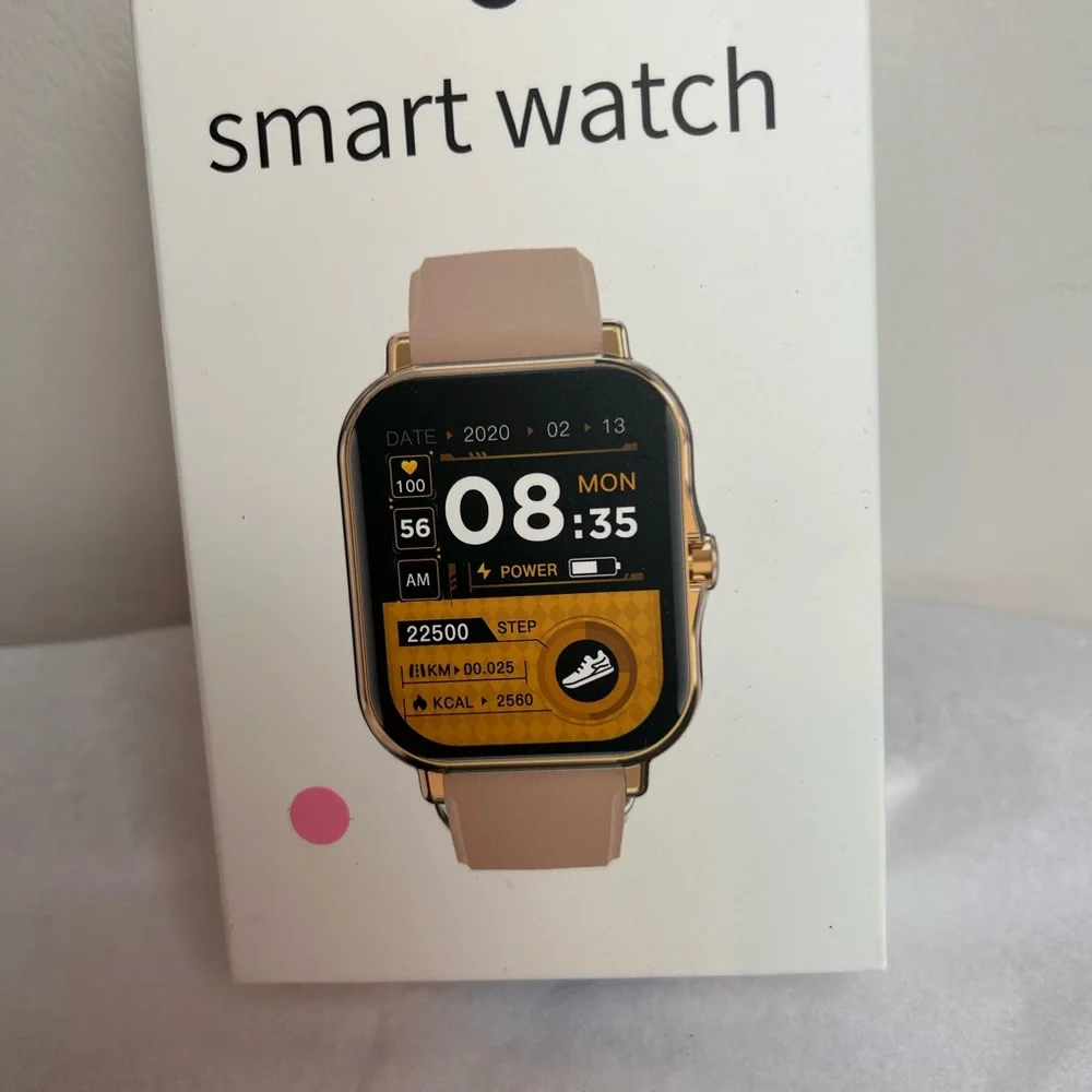 Smart Watch with Pink Band